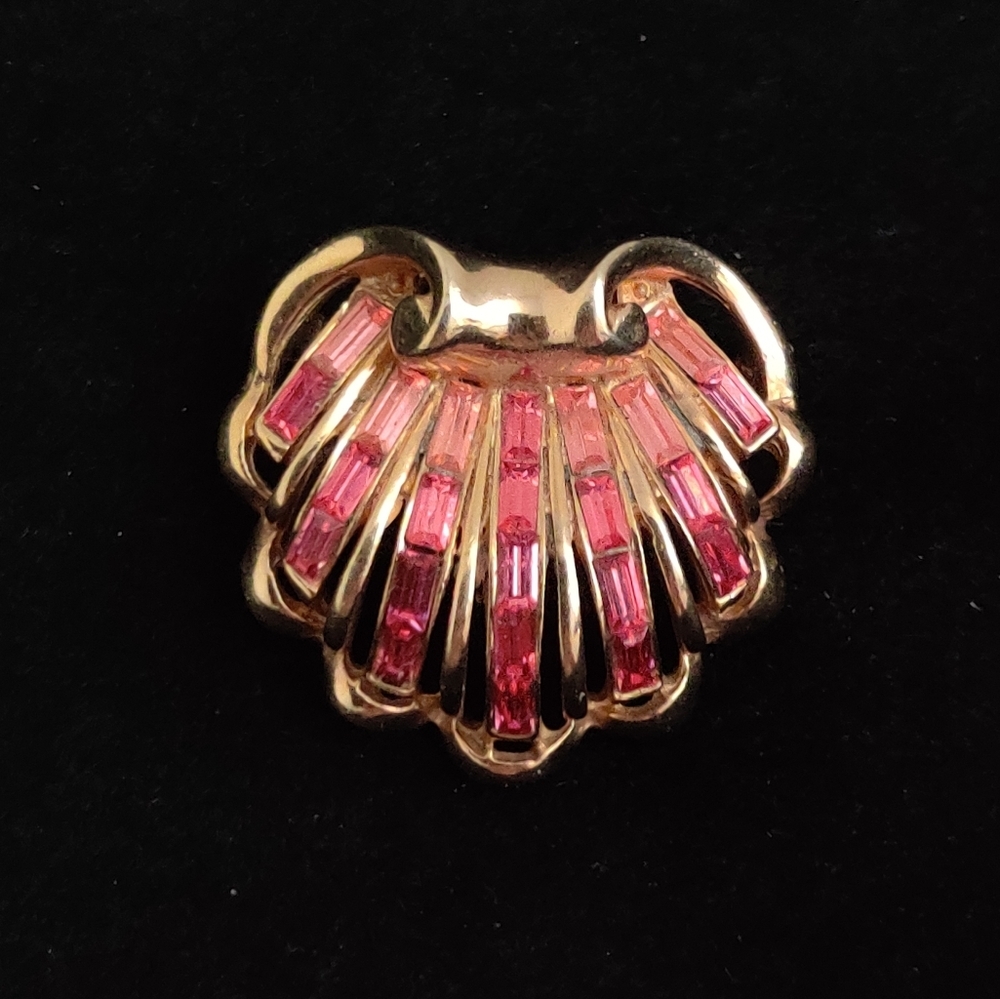 Corocraft Seashell Brooch by Adolph Katz